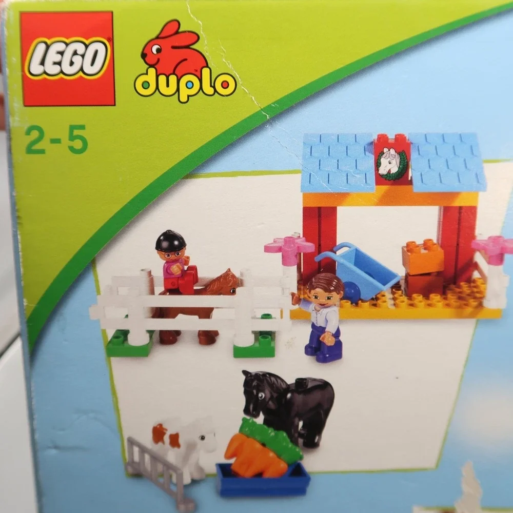Lego Duplo Horse Stable Pony Farm 4690 Equestrian Farm Riding Stable Complete